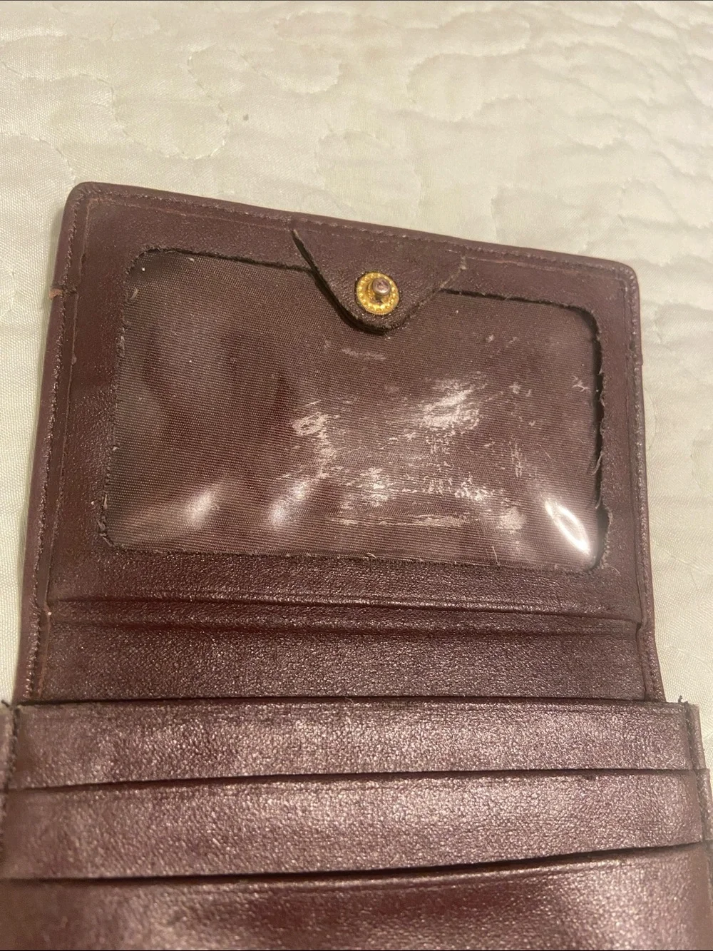 Eitenne aginer vintage card case